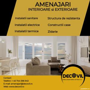 Amenajari interioare si exterioare