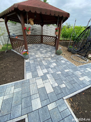 Servicii de montaj pavele(pavaj)borduri,rigole, cu toate materialele necesare de la A-Z - imagine 8