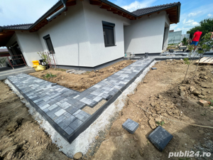 Servicii de montaj pavele(pavaj)borduri,rigole, cu toate materialele necesare de la A-Z - imagine 2
