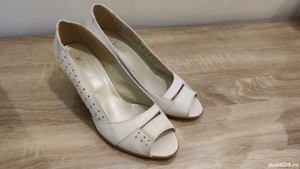 pantofi dama 40 piele naturala - imagine 2