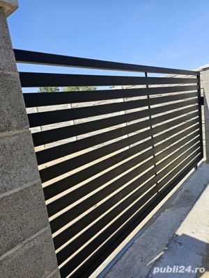 Porti garduri metalicem jaluzea, lamelare