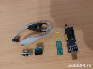 Programator CH341A EEPROM 24 25 kit cleste SOP8 - imagine 2