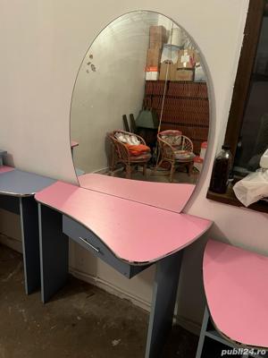 vand 3 corpuri mobila birou roz - imagine 5