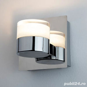 Aplica baie Verve Design Luna 6 W LED Bathroom Wall Light, Chrome  - imagine 3