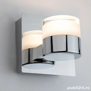 Aplica baie Verve Design Luna 6 W LED Bathroom Wall Light, Chrome  - imagine 6