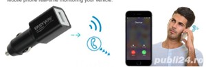 incarcator auto cu microfon spion microfon ascuns incarcator cu GSM - imagine 2