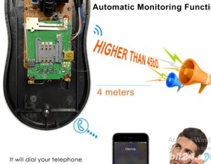 Mousecu Microfon Spion ascuns GSM, cu ascultare in timp real - imagine 3