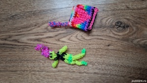 Bratari din elastice (loom bands ) si stickers ( hand made)