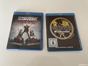Blu-ray doua discuri concert Scorpions, ca si noi, nefolosite.