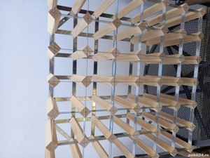 Suport pentru sticle de vin din lemn de esenta tare,pin - imagine 5