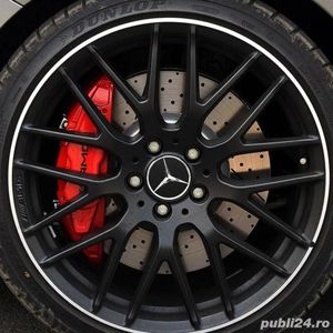 Capace centrale jante aliaj MB set 4 buc 75 mm negru mat - imagine 5