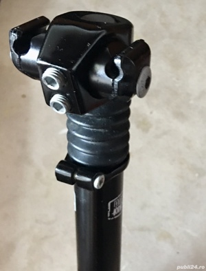 Tijă șea cu telescop fi 27,2 mm,cu rigiditate reglabilă,Nouă,de la 70 lei