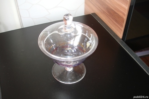 Set pahare de tuica si bomboniera sticla - imagine 4