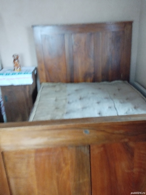 vand mobilier vechi din lemn de nuc de peste 100ani - imagine 8