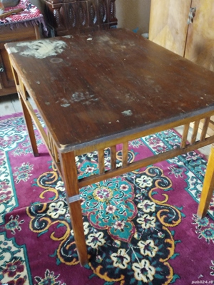 vand mobilier vechi din lemn de nuc de peste 100ani - imagine 7