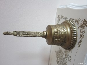 cadou rar clopot mare Turnul Angliei 1960 bronz masiv colectie  - imagine 5