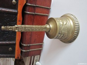 cadou rar clopot mare Turnul Angliei 1960 bronz masiv colectie  - imagine 4