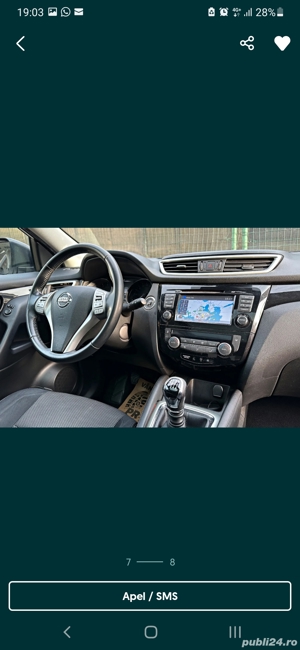 Nissan Qashqai!!URGENT!!!1.2.Tce Tekna+Euro6 - imagine 4
