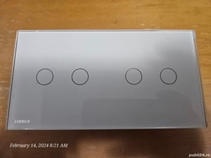 Intrerupator touch Livolo 4 butoane