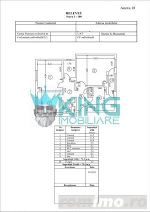 Lujerului | 3 Camere | Nemobilat | Centrala | Parcare  - imagine 9