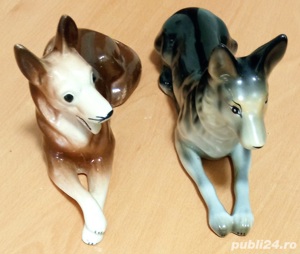 Vand 2 Bibelouri Caini,din portelan,40 Lei BUCATA - imagine 3
