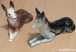 Vand 2 Bibelouri Caini,din portelan,40 Lei BUCATA - imagine 6