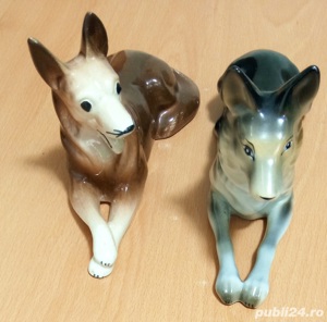 Vand 2 Bibelouri Caini,din portelan,40 Lei BUCATA - imagine 7