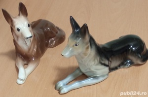 Vand 2 Bibelouri Caini,din portelan,40 Lei BUCATA - imagine 8