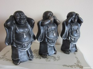 cadou rar 3 Buddha înțelepți si veseli "Nu Văd,nu Aud,nu Spun răul" - imagine 2