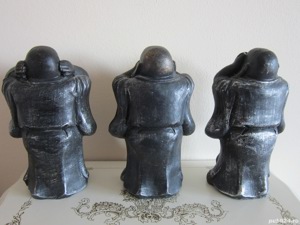 cadou rar 3 Buddha înțelepți si veseli "Nu Văd,nu Aud,nu Spun răul" - imagine 3