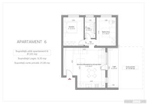 Apartament  2 camere + birou - imagine 2