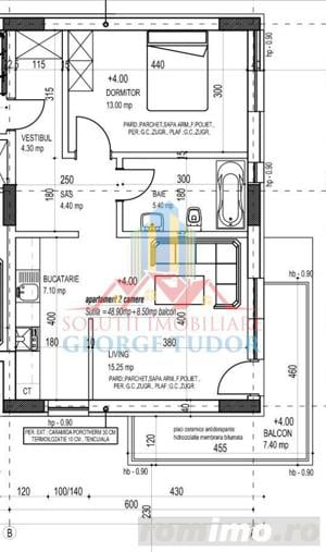 Apartament 2 camere, 57.4 mp, 0 % COMISION,  Str. Tineretului Nr 66,  Chiajna, Dudu - imagine 2