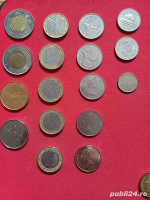 CANADA COLECTIE MONEDE,dolari,euro,romanesti,2 bucati de 1 EURO cu OMUL VITRUVIAN,Leonardo da Vinci - imagine 2