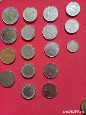 CANADA COLECTIE MONEDE,dolari,euro,romanesti,2 bucati de 1 EURO cu OMUL VITRUVIAN,Leonardo da Vinci - imagine 5