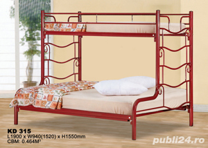 Paturi Metalice Trio Family- 3 locuri - imagine 5