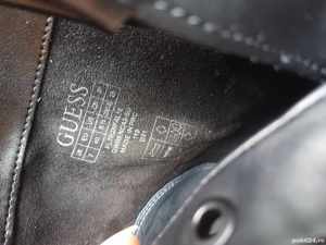Vand ghete Guess, truck sole, piele naturala combinata cu ecologica, marimea 40 - imagine 3