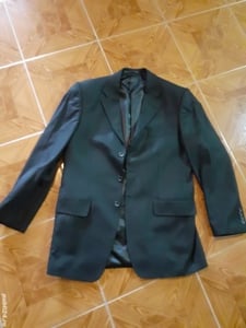 Sacou plus pantaloni de costum culoare negru marime 48