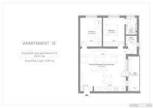 Apartament 3 camere - imagine 2