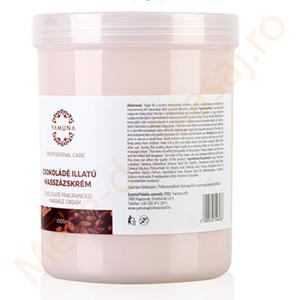Crema de masaj si de corp cu ciocolata si migdale Yamuna 1000 ml. 