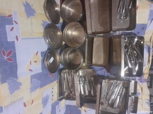 cutii de inox și ustensile  - imagine 4