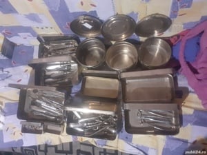 cutii de inox și ustensile  - imagine 5