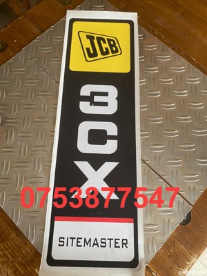 Abtibilduri decorative JCB 3CX 4CX - imagine 7