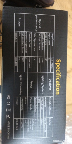 Binoclu vedere de noapte NOCOEX - imagine 9