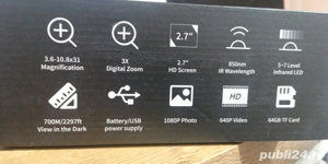 Binoclu vedere de noapte NOCOEX - imagine 7