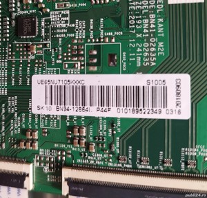 BN94-12864L BN41-02635A Placa Baza SAMSUNG UE65NU7100 65NU7102 65NU7105 65NU7300 65NU7305  - imagine 2