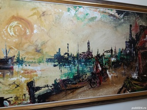 Tablou , pictură pe pânză semnat ,,Bosch"  