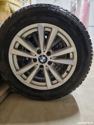 Jante 18” ORIGINALE BMW X5/X6/F15/F16/E70 + anvelope iarna 255.55.R18 - imagine 2