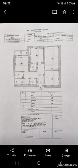 Apartament 3 camere,bloc nou ansamblul rezidențial Castanilor - imagine 7