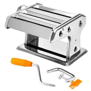 Mașină,aparat de făcut paste sau tăiței de casa,cu reglaj,grosime de 0.1-0.65 cm,9 pozitii,inox,nouă - imagine 2