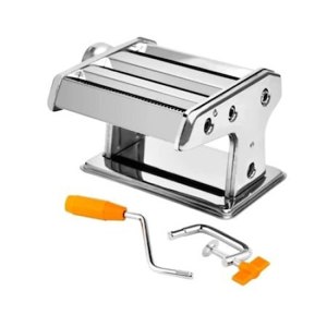 Mașină,aparat de făcut paste sau tăiței de casa,cu reglaj,grosime de 0.1-0.65 cm,9 pozitii,inox,nouă - imagine 3